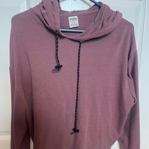 VS pink cropped hoodie